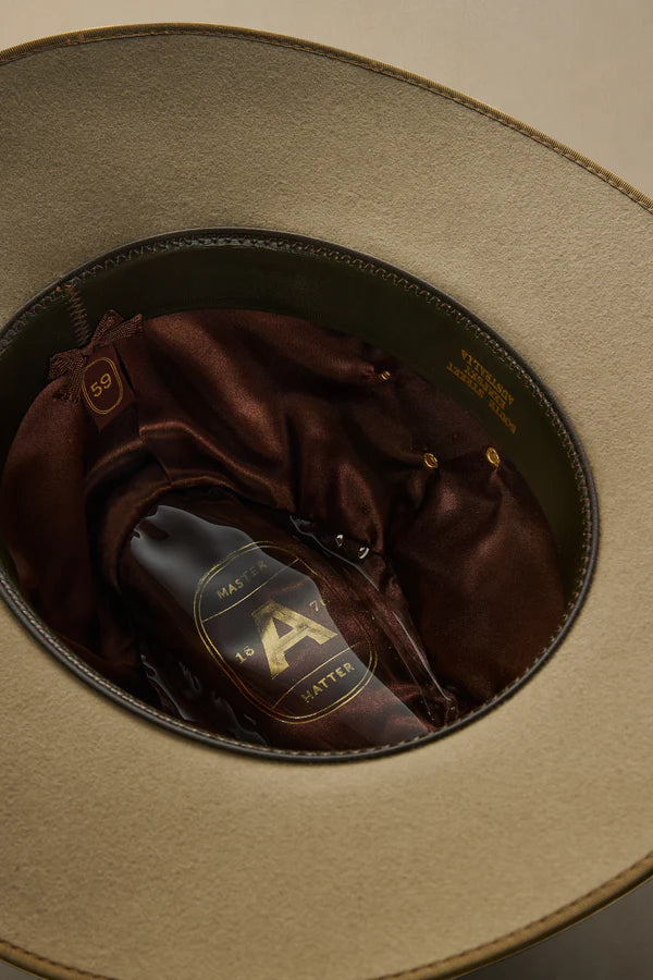 AKUBRA COOBER PEDY HAT SAND OUTBACK FELT AUSTRALIAN MADE