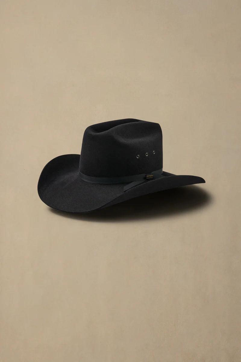 AKUBRA OUTBACK CLUB HAT BLACK LEGENDS SERIES LEE KERNAGHAN