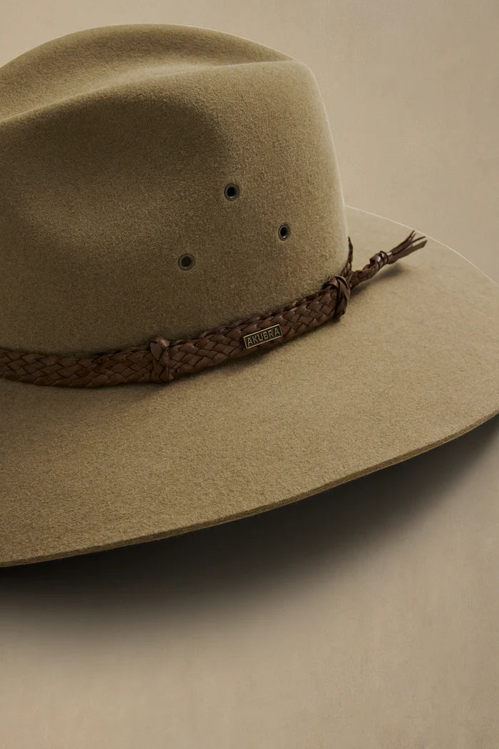 AKUBRA RIVERINA – WIDE BRIM AUSTRALIAN OUTBACK FELT HAT