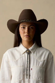 AKUBRA ROUGH RIDER – WESTERN STYLE OUTBACK FELT HAT