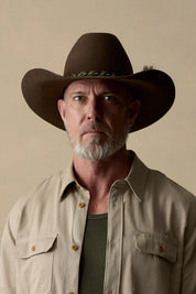 AKUBRA ROUGH RIDER – WESTERN STYLE OUTBACK FELT HAT