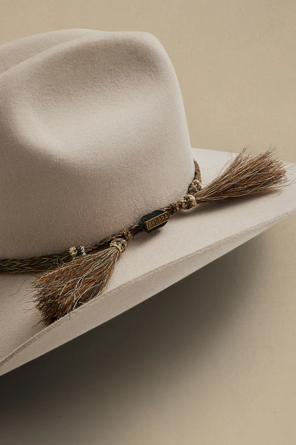 AKUBRA ROUGH RIDER HAT LIGHT SAND WESTERN OUTBACK FELT