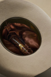 AKUBRA ROUGH RIDER HAT LIGHT SAND WESTERN OUTBACK FELT