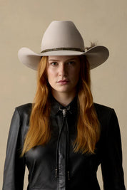 AKUBRA ROUGH RIDER HAT LIGHT SAND WESTERN OUTBACK FELT