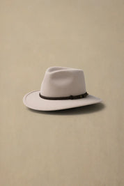 AKUBRA TRAVELLER HAT LIGHT SAND AUSTRALIAN MADE FELT HAT
