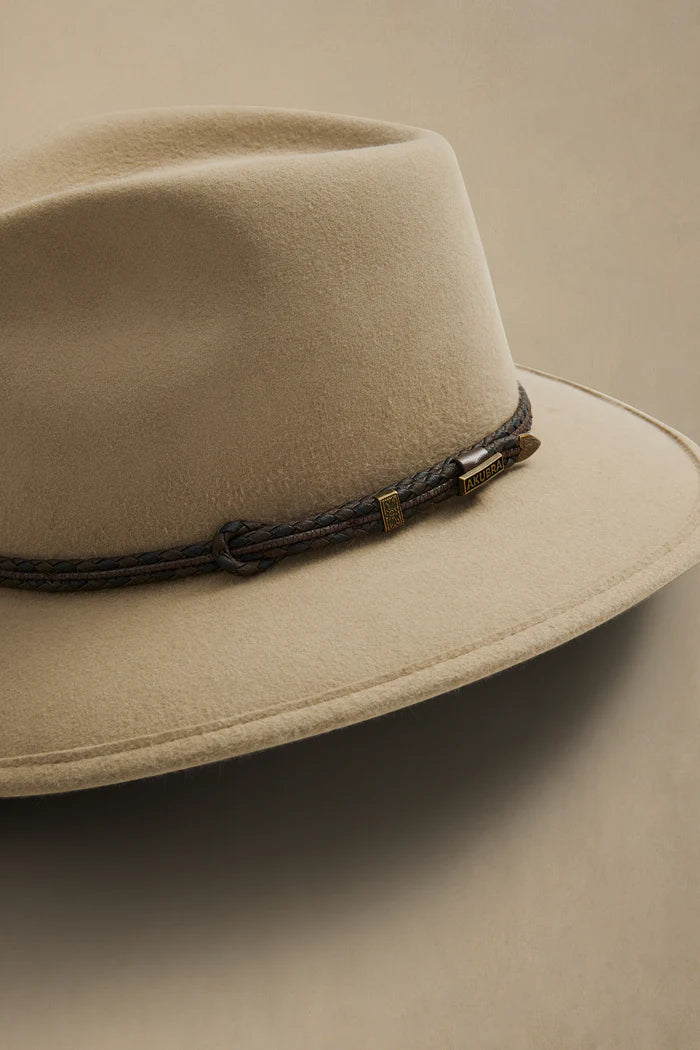 AKUBRA TRAVELLER – LIGHTWEIGHT PACKABLE ADVENTURE FELT HAT
