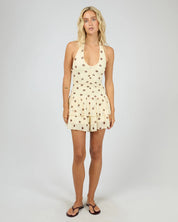ALL ABOUT EVE CALI MINI PLAYSUIT - YELLOW