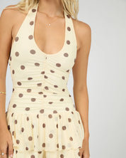 ALL ABOUT EVE CALI MINI PLAYSUIT - YELLOW