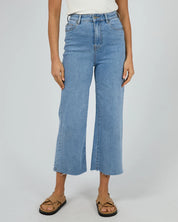 ALL ABOUT EVE CHARLIE HIGH RISE WIDE LEG JEAN WOMENS DENIM JEANS HERITAGE DENIM