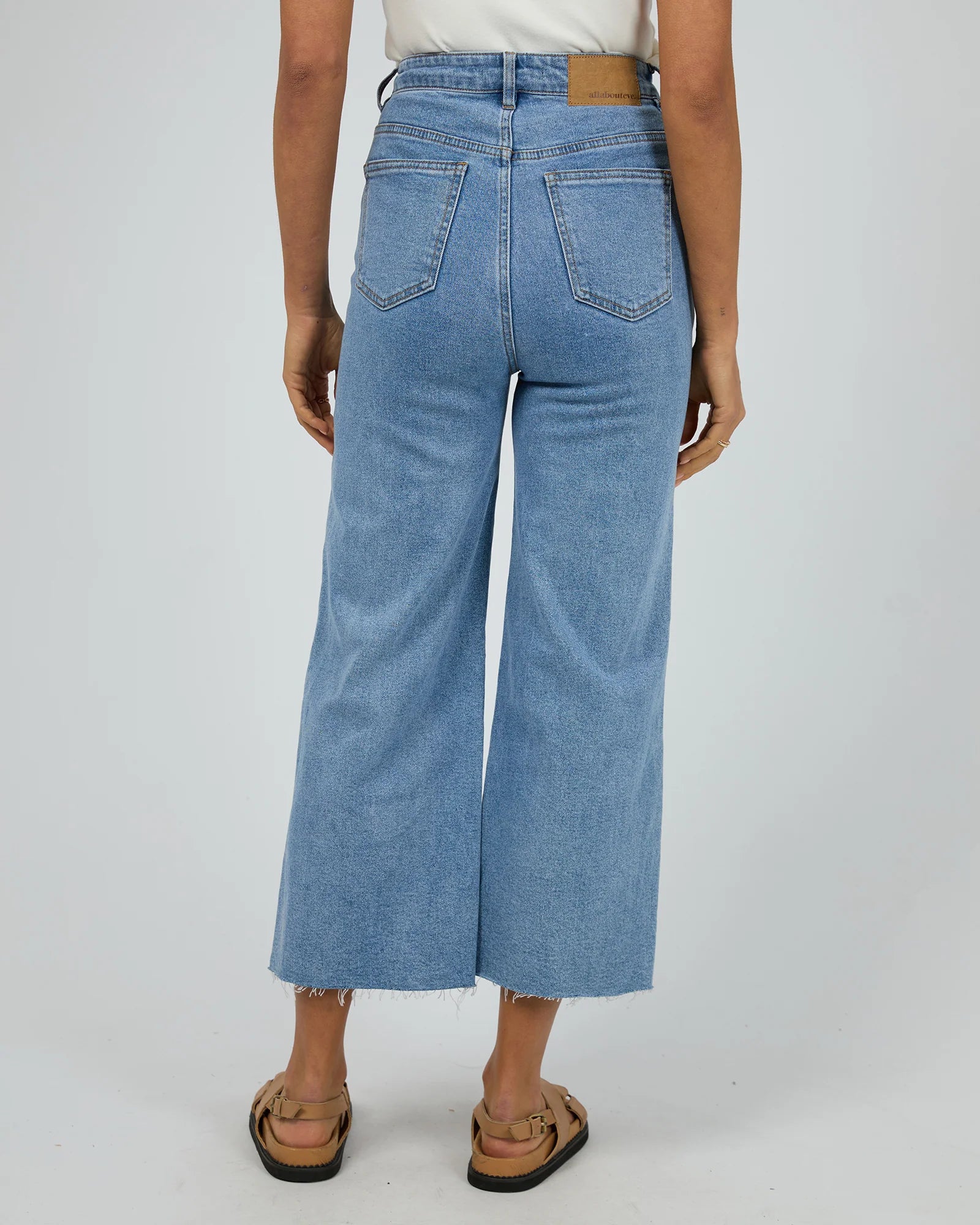 ALL ABOUT EVE CHARLIE HIGH RISE WIDE LEG JEAN WOMENS DENIM JEANS HERITAGE DENIM