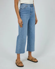 ALL ABOUT EVE CHARLIE HIGH RISE WIDE LEG JEAN WOMENS DENIM JEANS HERITAGE DENIM