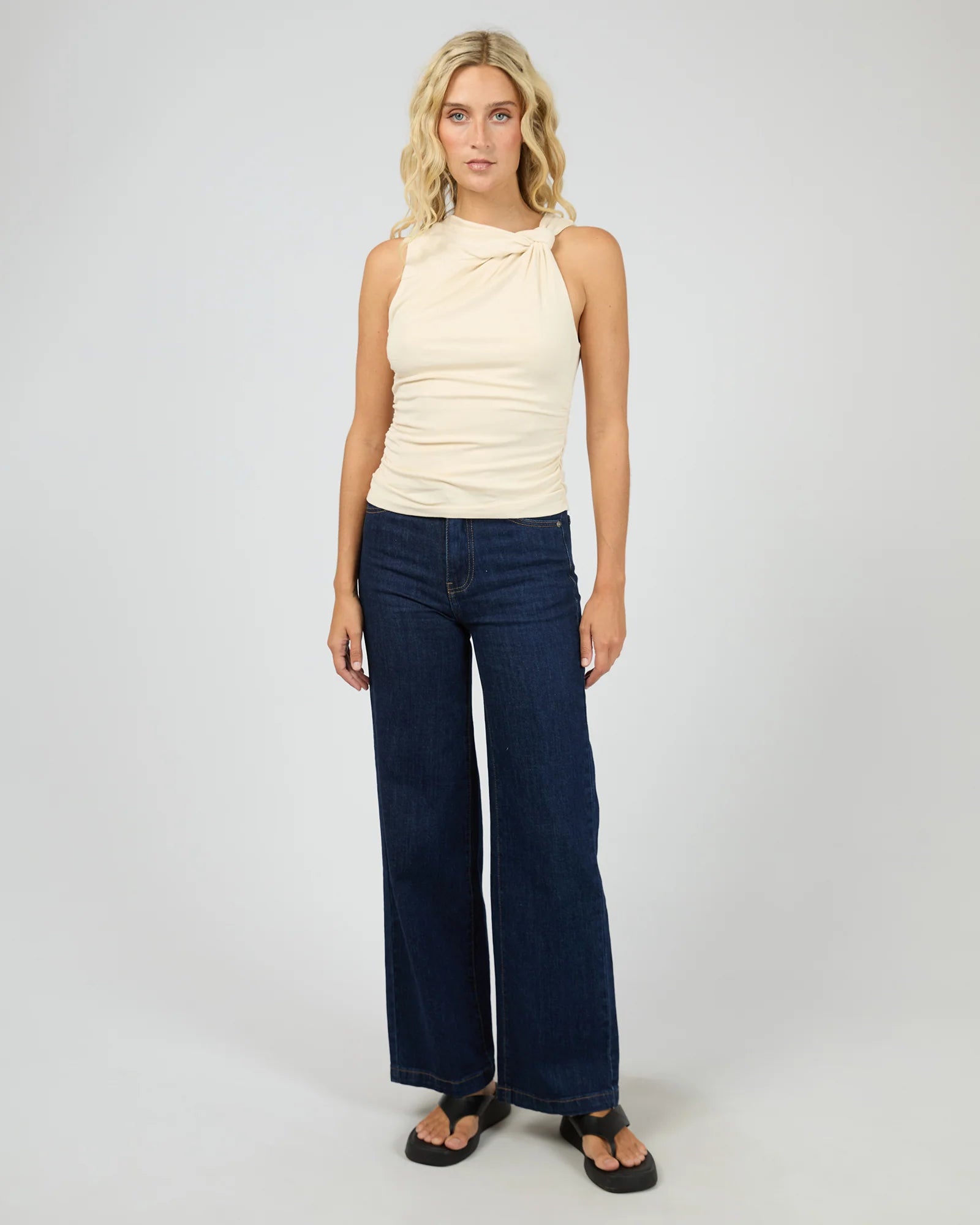 ALL ABOUT EVE DANNI TWIST TOP - OAT
