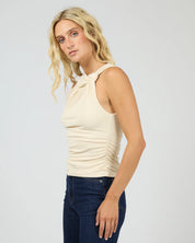 ALL ABOUT EVE DANNI TWIST TOP - OAT