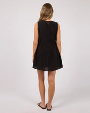 ALL ABOUT EVE HEIDI RUCHED MINI DRESS - BLACK