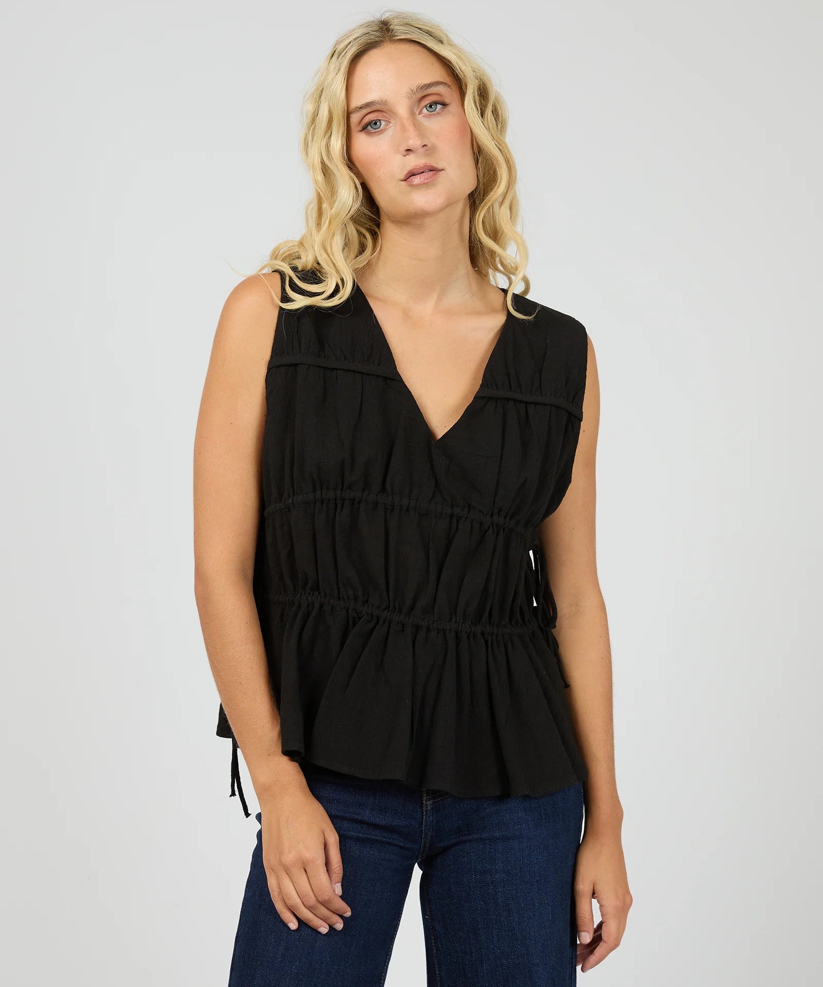 all-about-eve-heidi-ruched-top-black.webp