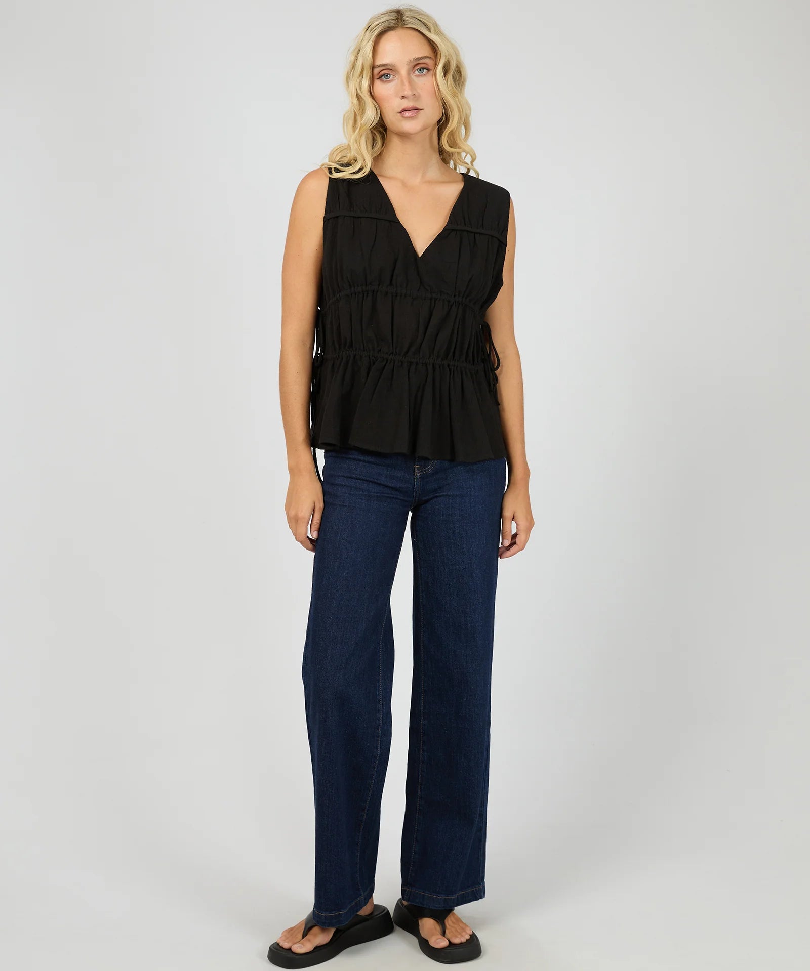 all-about-eve-heidi-ruched-top-black1.webp