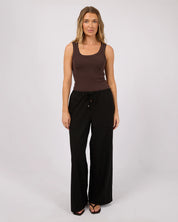 ALL ABOUT EVE PETRA DRAWSTRING PANTS - BLACK