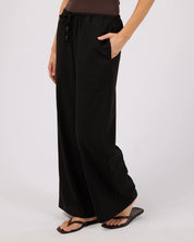 ALL ABOUT EVE PETRA DRAWSTRING PANTS - BLACK