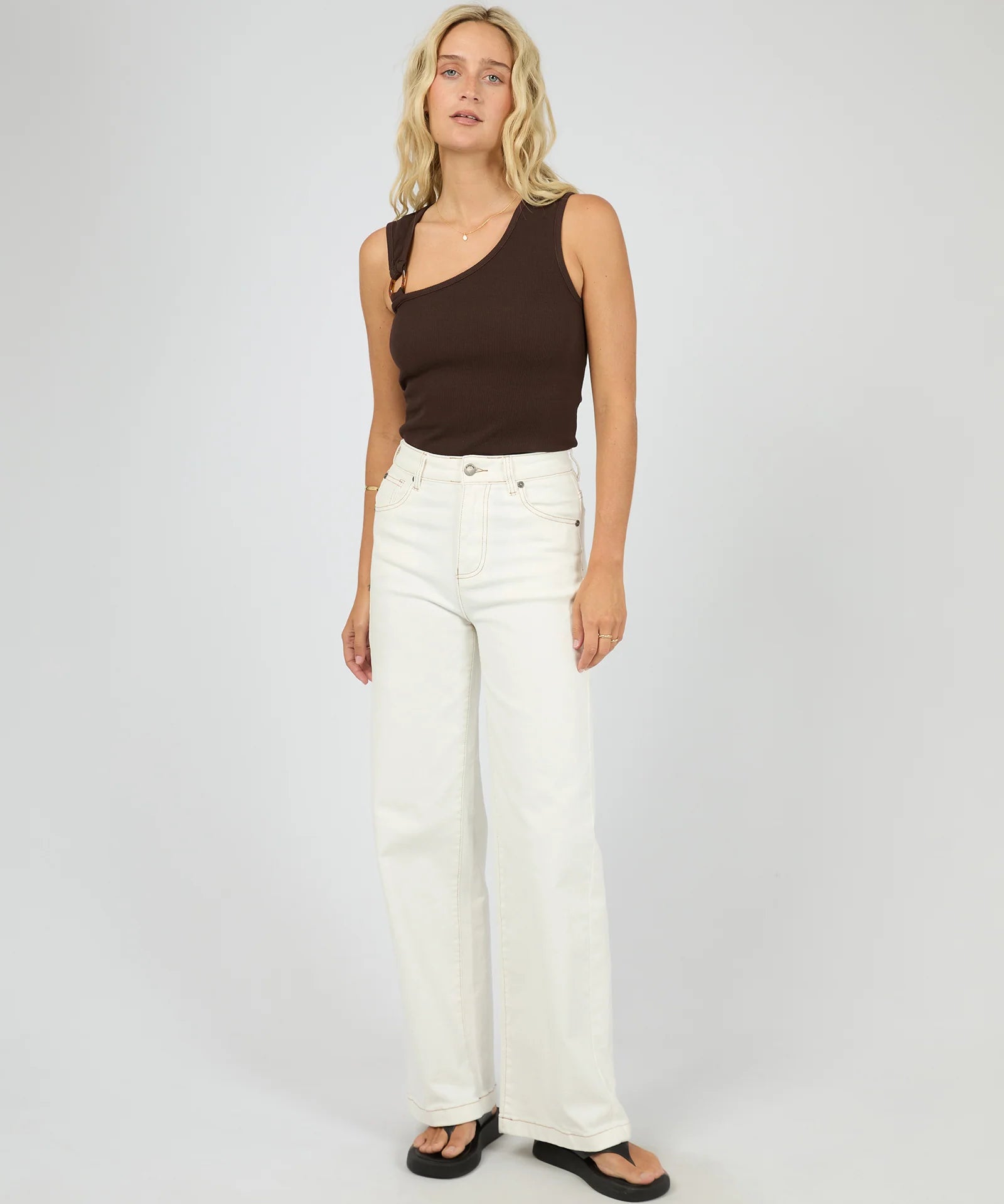 all-about-eve-willow-rib-tank-brown1.webp
