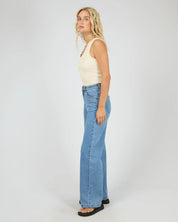 ALL ABOUT EVE WILLOW RIB TANK - VANILLA