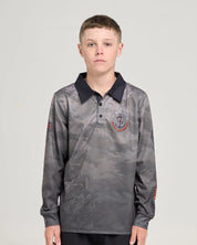 THE MAD HUEYS ANCHOR MANAGEMENT YOUTH UPF 50+ FISHING JERSEY