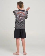 THE MAD HUEYS ANCHOR MANAGEMENT YOUTH UPF 50+ FISHING JERSEY