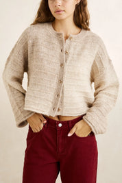 RHYTHM BAKLAVA CARDIGAN – WOMENS OMBRE KNIT CARDIGAN