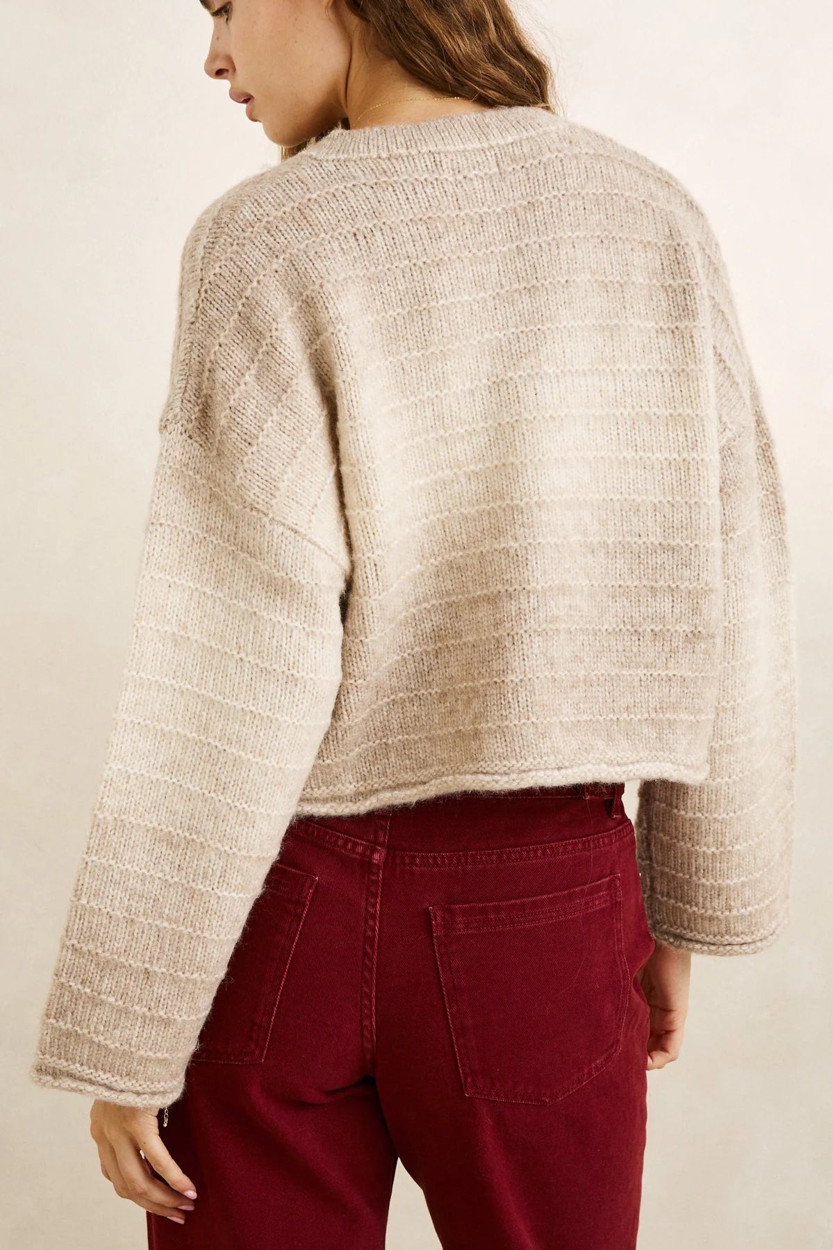 RHYTHM BAKLAVA CARDIGAN – WOMENS OMBRE KNIT CARDIGAN