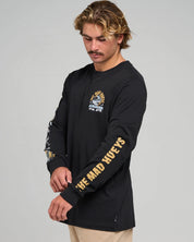 THE MAD HUEYS BEERAMUNDI LS TEE MEN’S FISHING LONG SLEEVE SHIRT BLACK