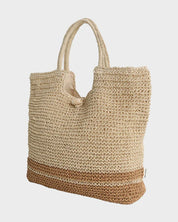 BILLABONG ALL DAY ME STRAW BAG – WOMENS BEACH TOTE SUMMER BAG NATURAL