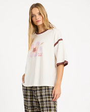 BILLABONG ALL DAY PARADISE T-SHIRT – SALT CRYSTAL