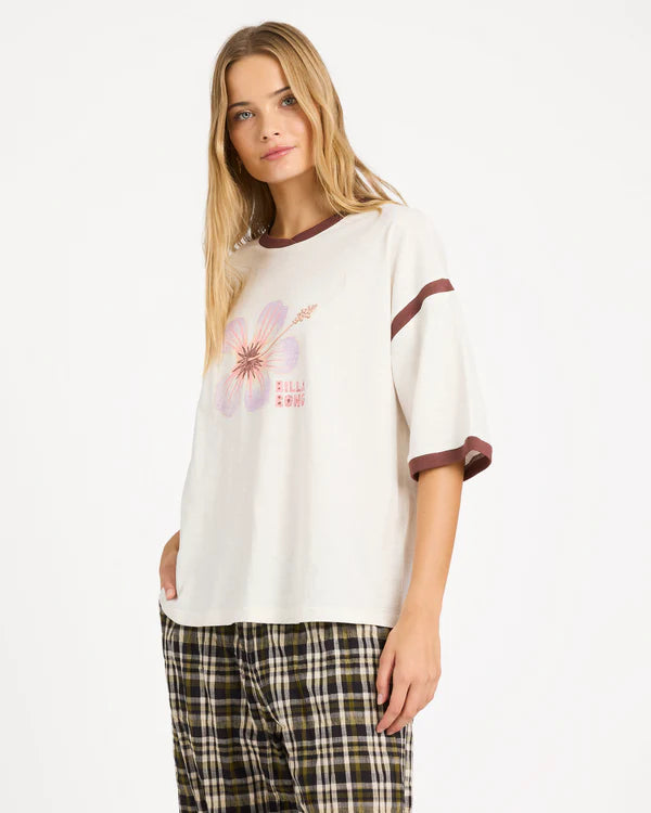 BILLABONG ALL DAY PARADISE T-SHIRT – SALT CRYSTAL
