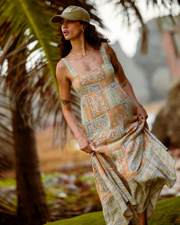 BILLABONG ALL GOOD MIDI DRESS TWILIGHT BLUE
