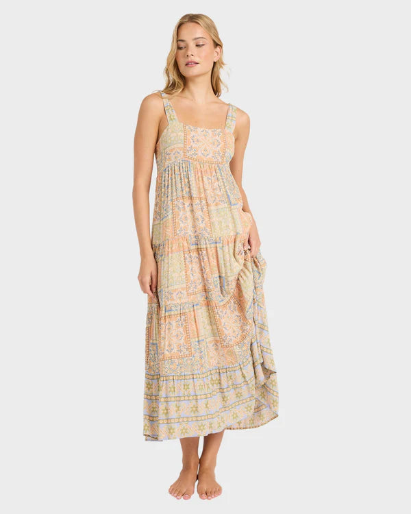 BILLABONG ALL GOOD MIDI DRESS TWILIGHT BLUE