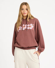 BILLABONG BACK TO IT KENDAL PULLOVER HOODIE ESPRESSO