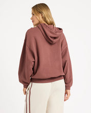 BILLABONG BACK TO IT KENDAL PULLOVER HOODIE ESPRESSO