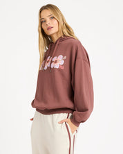 BILLABONG BACK TO IT KENDAL PULLOVER HOODIE ESPRESSO