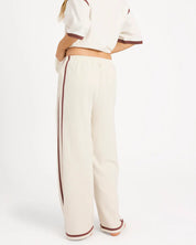 BILLABONG BACK TO IT WIDE LEG TRACKPANTS SALT CRYSTAL