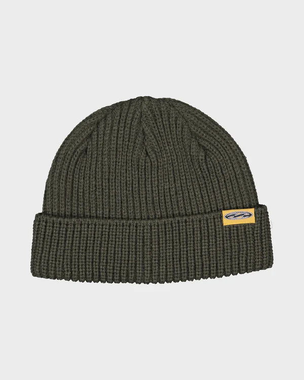 BILLABONG BAD DOG BEANIE MENS SURF STREETWEAR WINTER BEANIE RIFLE GREEN