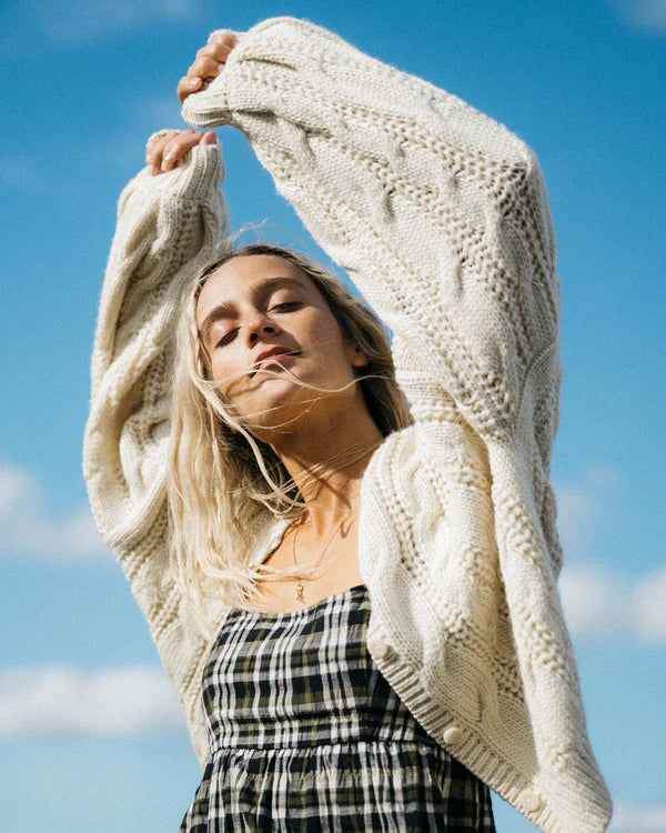 BILLABONG BAYSIDE CARDIGAN – WHITECAP