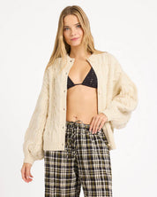 BILLABONG BAYSIDE CARDIGAN – WHITECAP