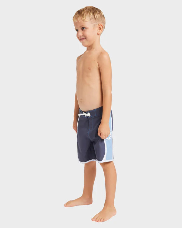 BILLABONG BOYS 2-7 DBAH BIO WAVE 13 INCH BOARDSHORTS VINTAGE INDIGO SURF