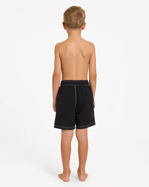 BILLABONG BOYS 2-7 GROMS THROW ON 13" BOARDSHORTS – BLACK