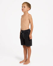 BILLABONG BOYS 2-7 GROMS THROW ON 13" BOARDSHORTS – BLACK