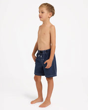 BILLABONG BOYS 2-7 GROMS THROW ON 13" BOARDSHORTS – DUSTY INDIGO
