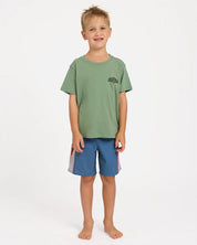 BILLABONG BOYS 2-7 REVERSE T-SHIRT – HEDGE GREEN