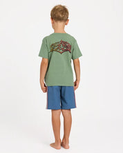 BILLABONG BOYS 2-7 REVERSE T-SHIRT – HEDGE GREEN