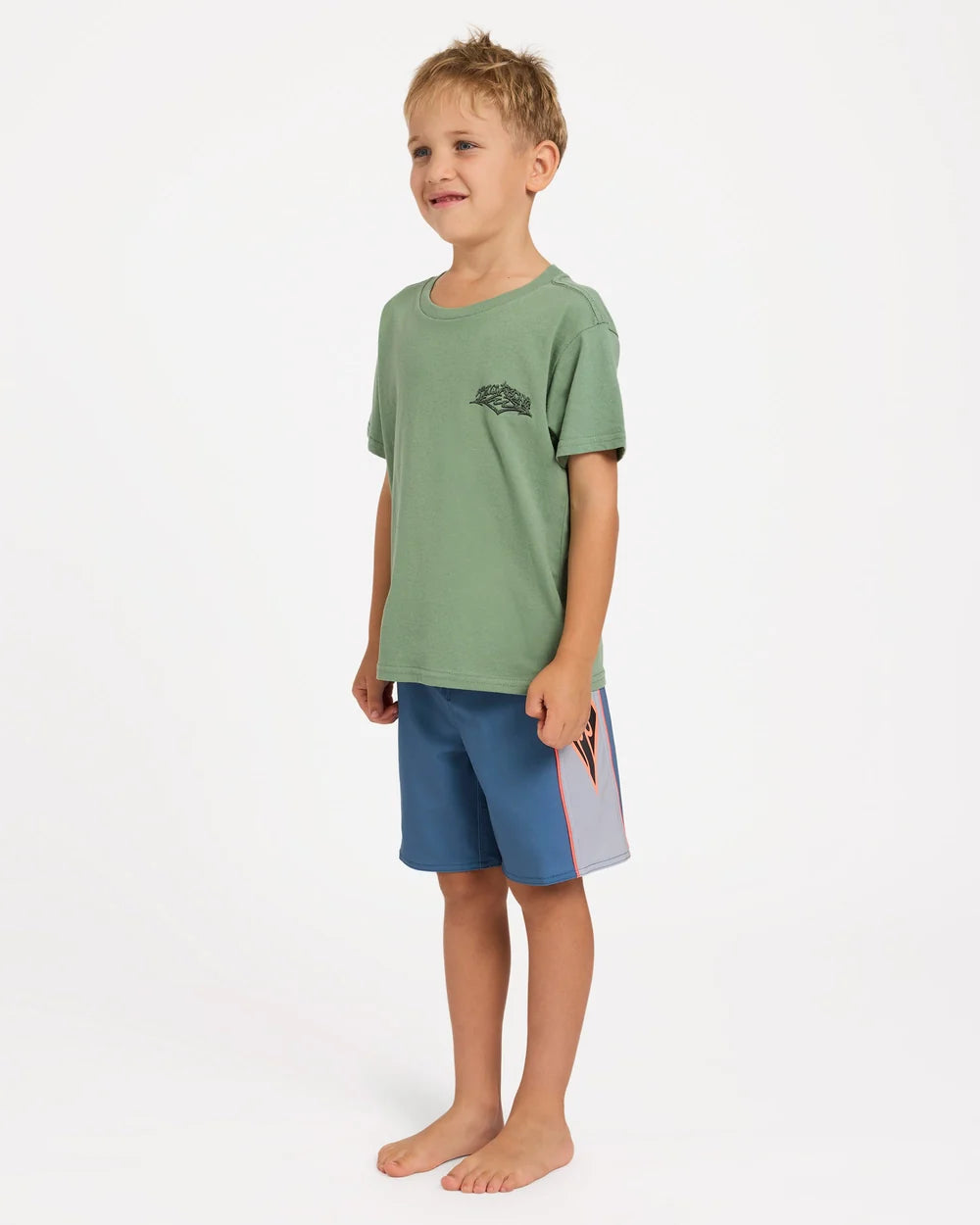 BILLABONG BOYS 2-7 REVERSE T-SHIRT – HEDGE GREEN