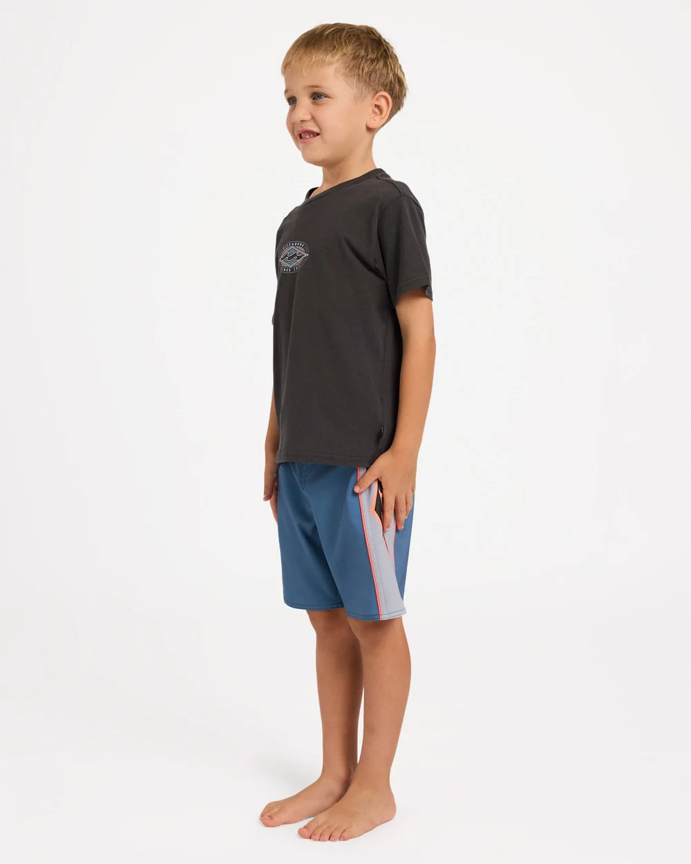 BILLABONG BOYS 2-7 ROTOR DIAMOND T-SHIRT – RAVEN