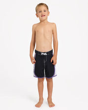 BILLABONG BOYS 2-7 SPEC DBAH BIO WAVE PRO 13" BOARDSHORTS – BLACK